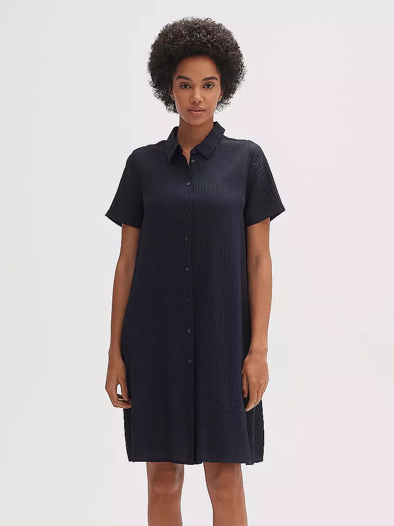 OPUS | Hemdblusenkleid WETINA | dunkelblau