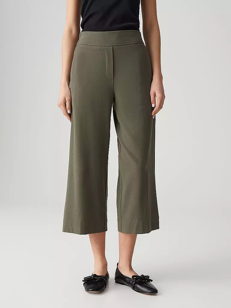 OPUS | Hose MISHA CREPE | dunkelgrün