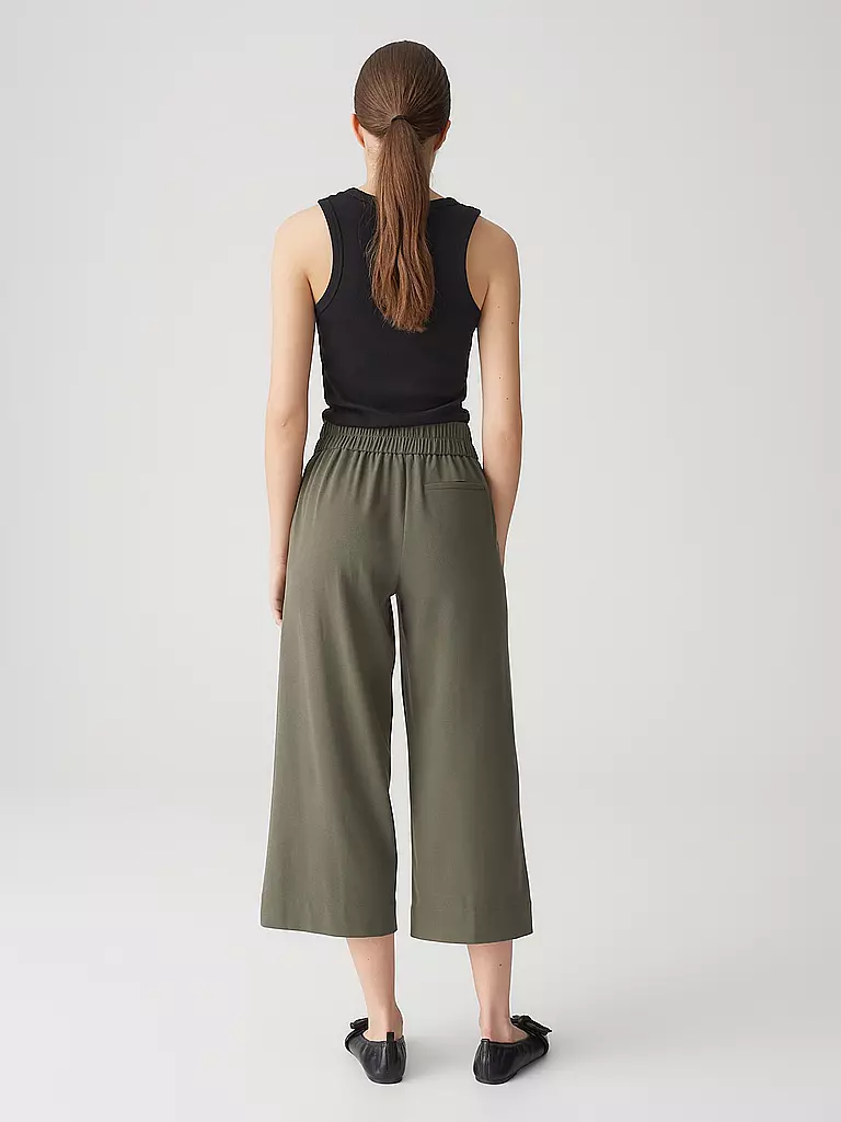OPUS | Hose MISHA CREPE | dunkelgrün