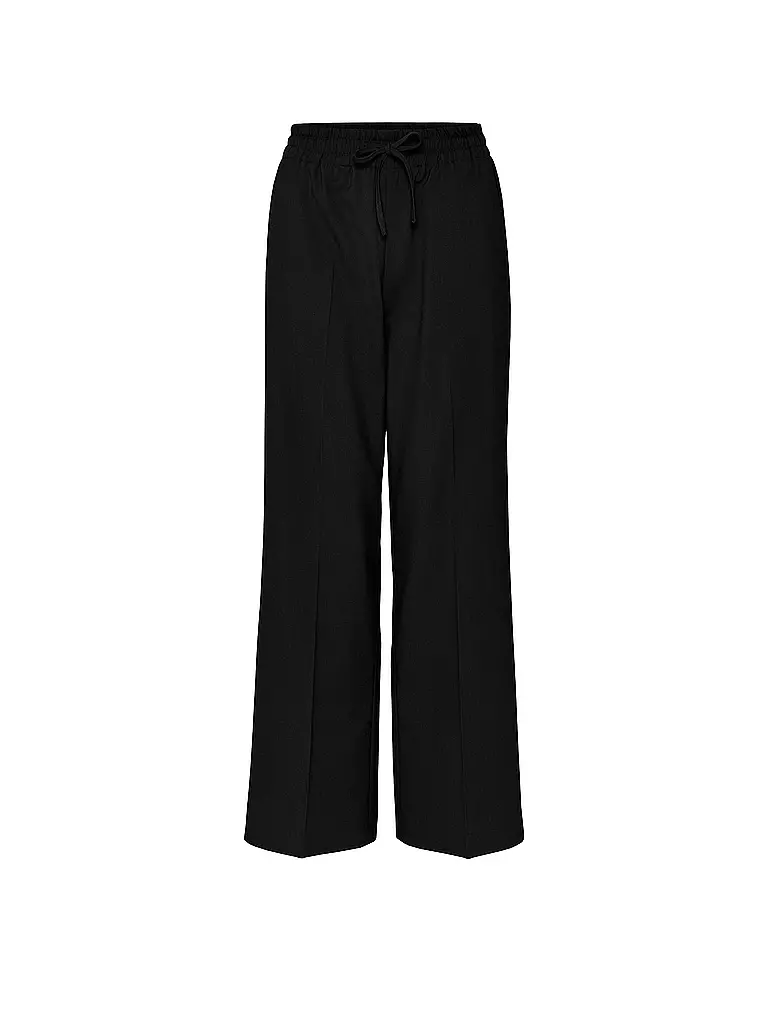 OPUS | Hose Wide Leg MOLITI | schwarz