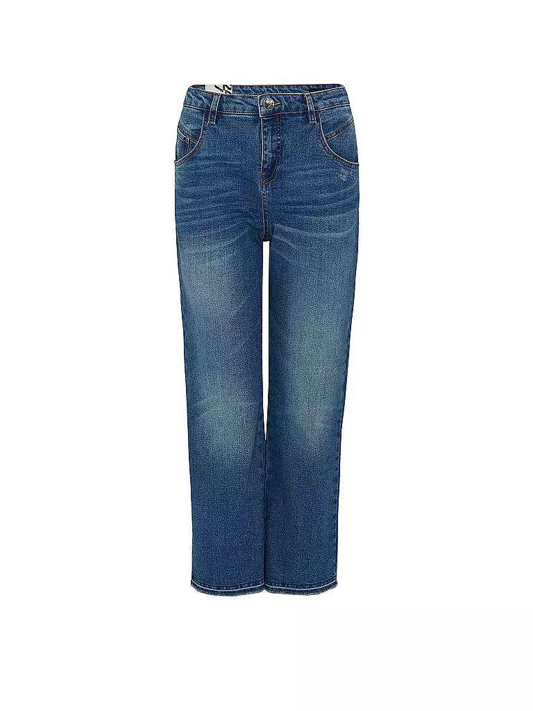 OPUS | Jeans Flared Fit 7/8 LANI TWIST | blau