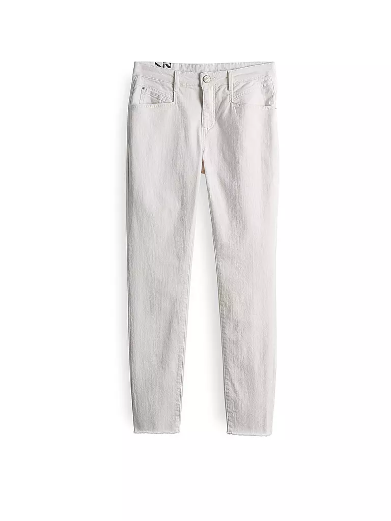 OPUS | Jeans Slim Fit 7/8 EVITA DYNAMIC | creme