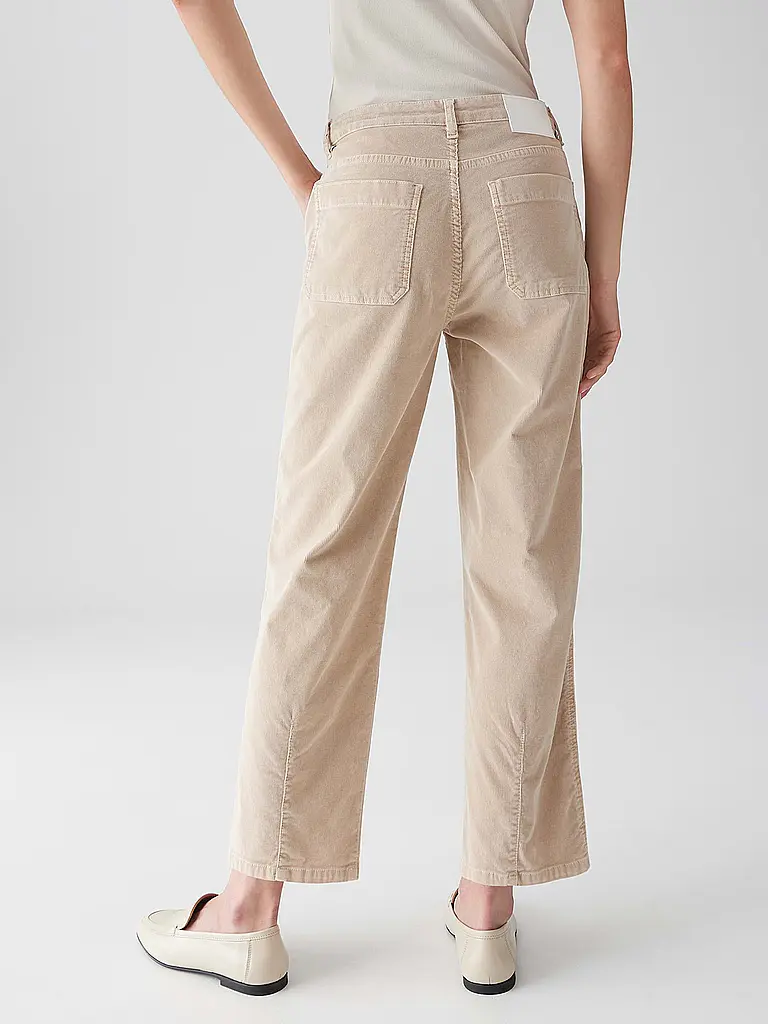 OPUS | Jeans Straight Fit LISSIE BABYCORD | beige