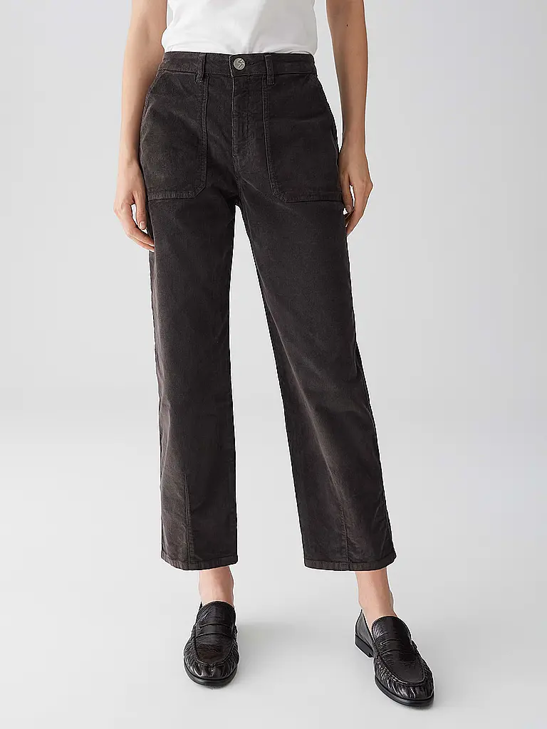 OPUS | Jeans Straight Fit LISSIE BABYCORD | braun