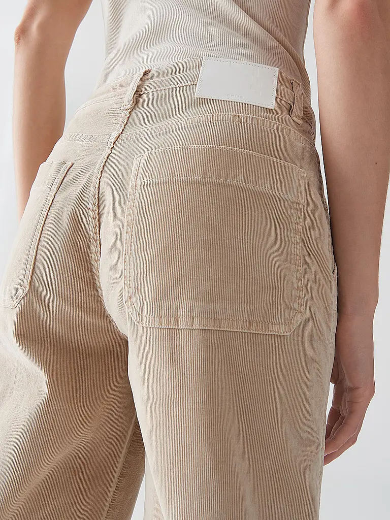 OPUS | Jeans Straight Fit LISSIE BABYCORD | beige