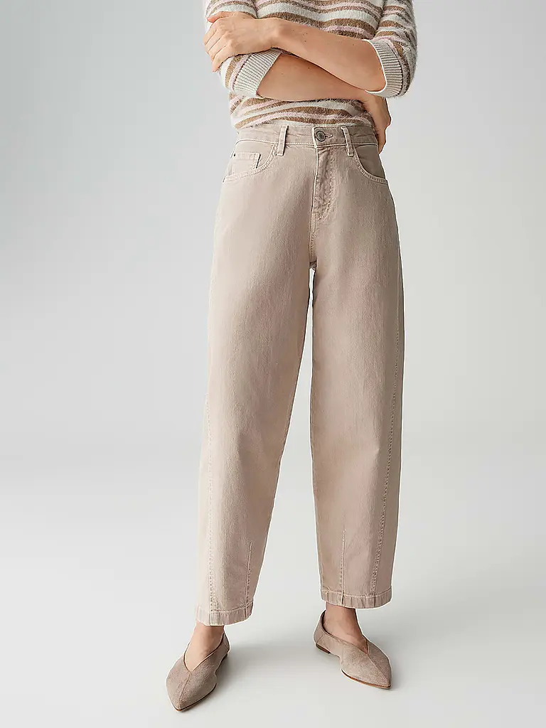 OPUS | Jeans Straight Fit LOLAH EDGY | Hellbraun