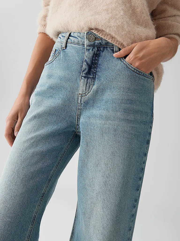 OPUS | Jeans Straight Fit MINAH PALAZZO URBAN | Hellblau