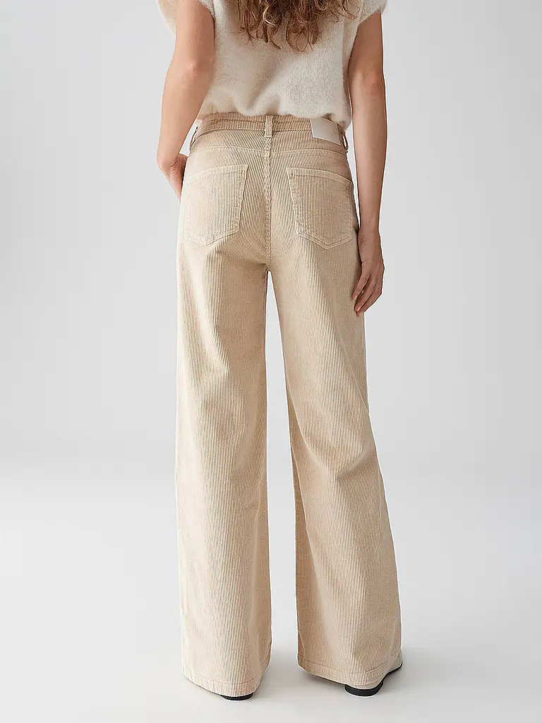 OPUS | Jeans Straight Fit MINAH PALAZZO | Beige