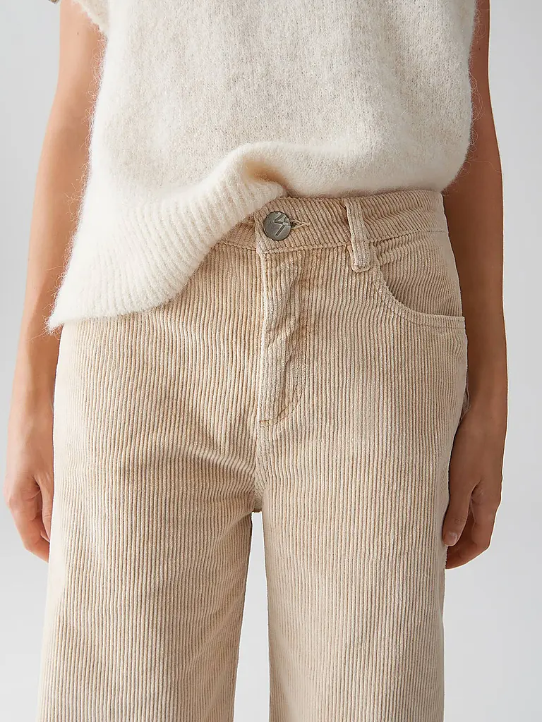 OPUS | Jeans Straight Fit MINAH PALAZZO | Beige