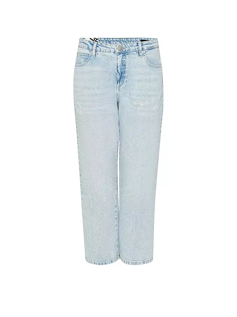 OPUS | Jeans Wide Leg 7/8 LANI HEAVY DESTROYED | blau