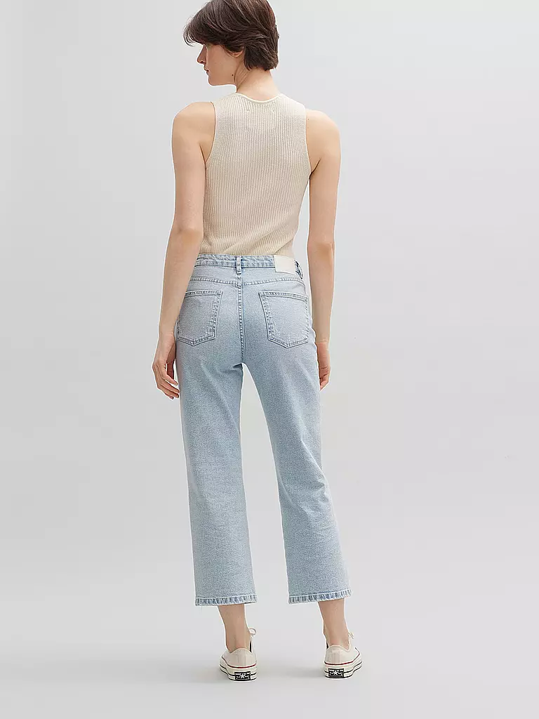 OPUS | Jeans Wide Leg 7/8 LANI HEAVY DESTROYED | blau