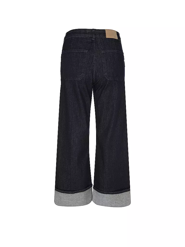 OPUS | Jeans Wide Leg MIVA TURN UP | dunkelblau