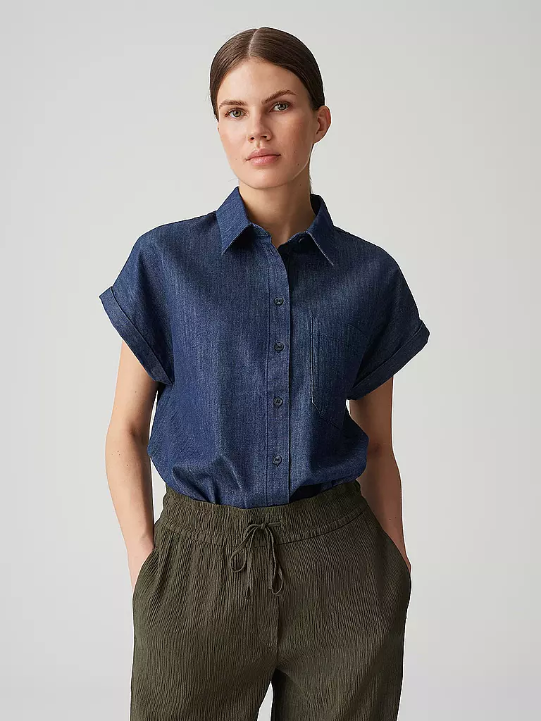 OPUS | Jeansbluse FOLMES | blau