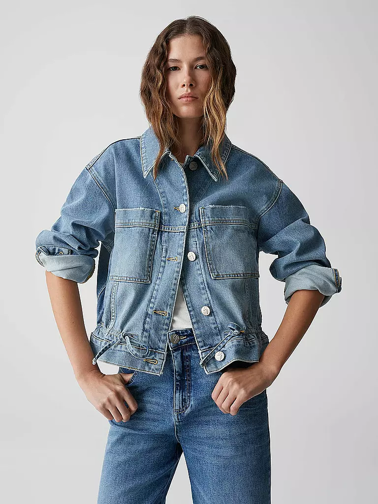 OPUS | Jeansjacke HEMELY | blau