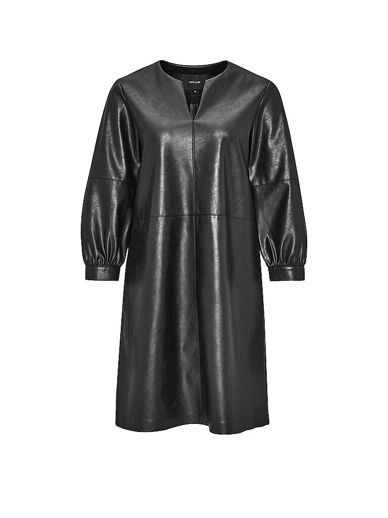 OPUS | Kleid in Lederoptik " Waki " | schwarz