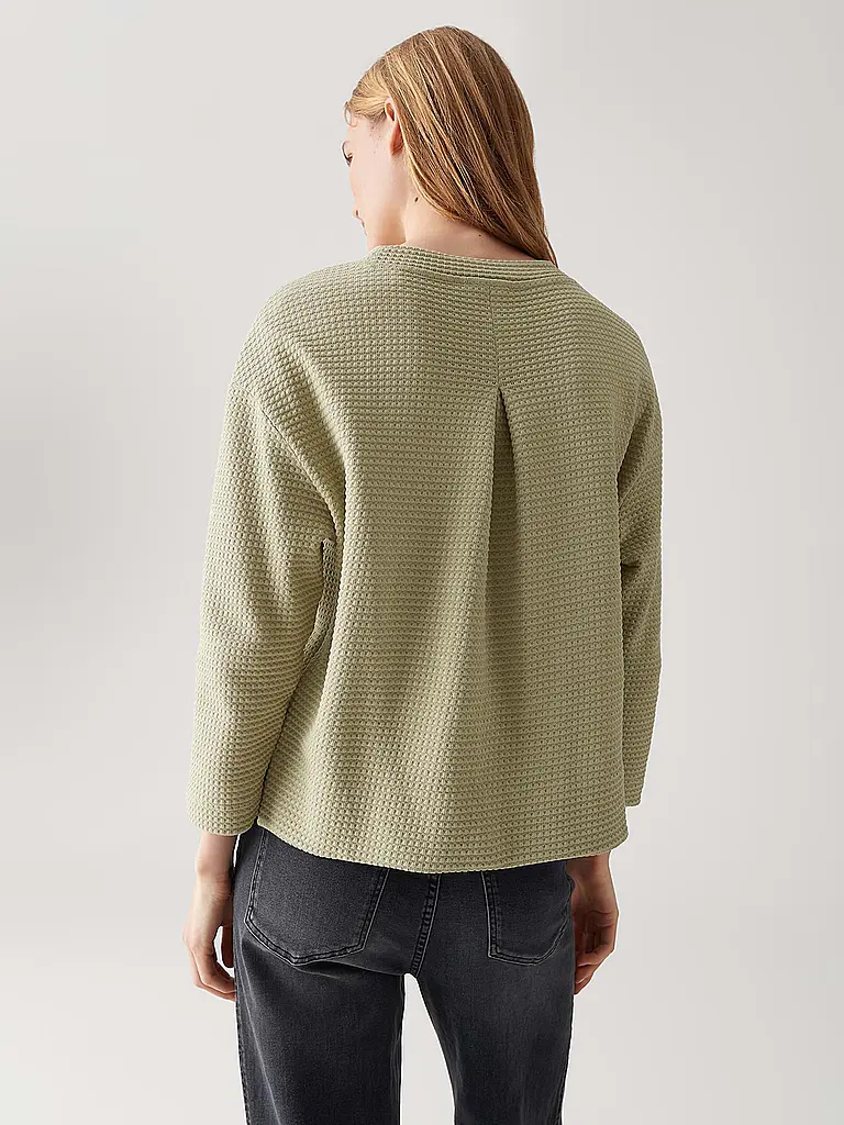 OPUS | Langarmshirt GELIX | hellgrün