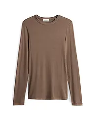 OPUS | Langarmshirt SIFA | braun