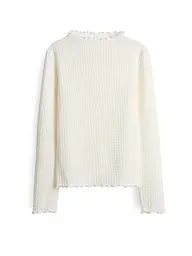 OPUS | Langarmshirt SIRKEN | weiss