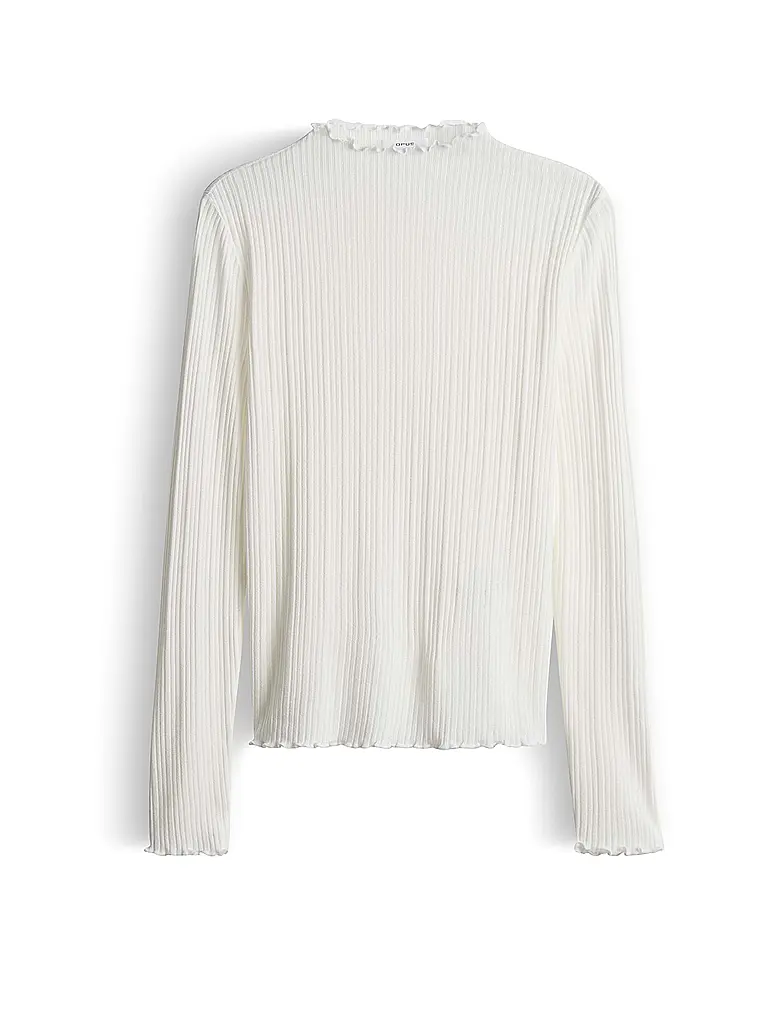 OPUS | Langarmshirt SIVI | Weiss