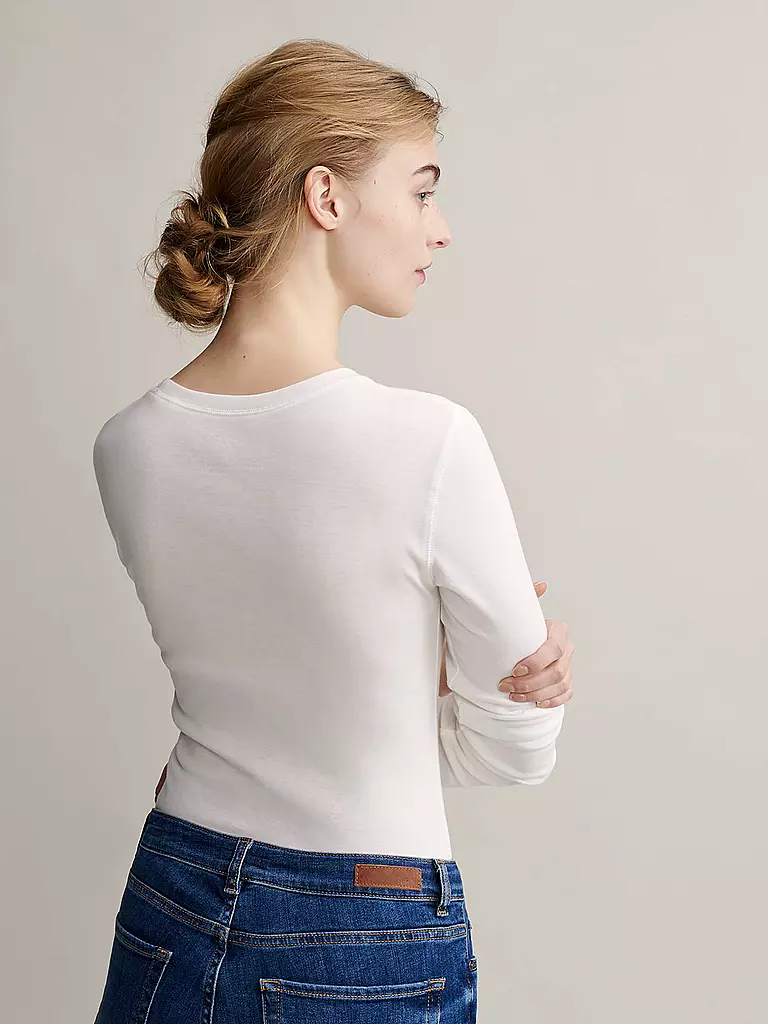 OPUS | Langarmshirt SORANA | schwarz