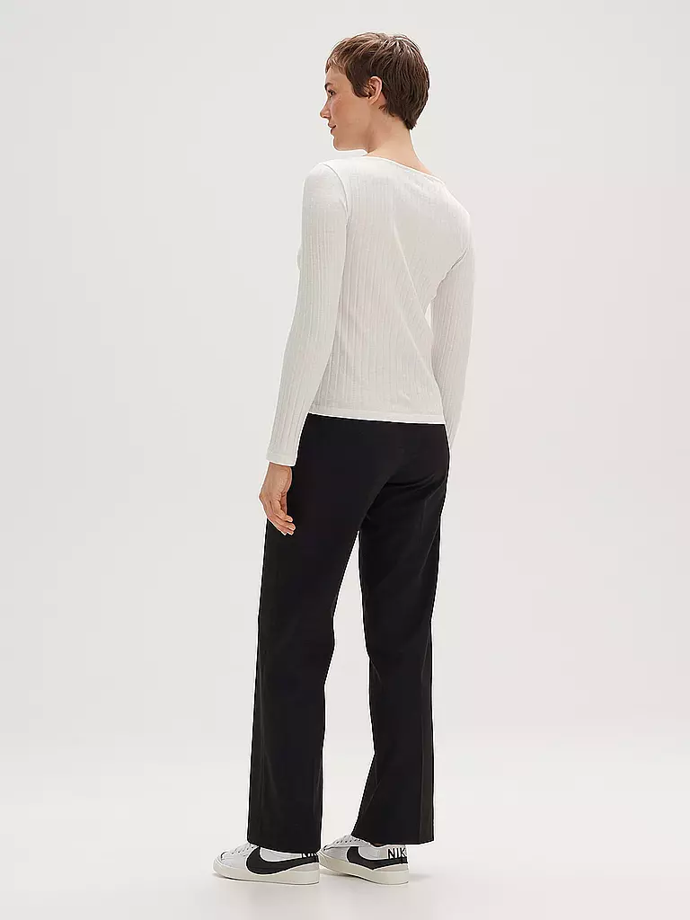 OPUS | Langarmshirt SOVKE | schwarz