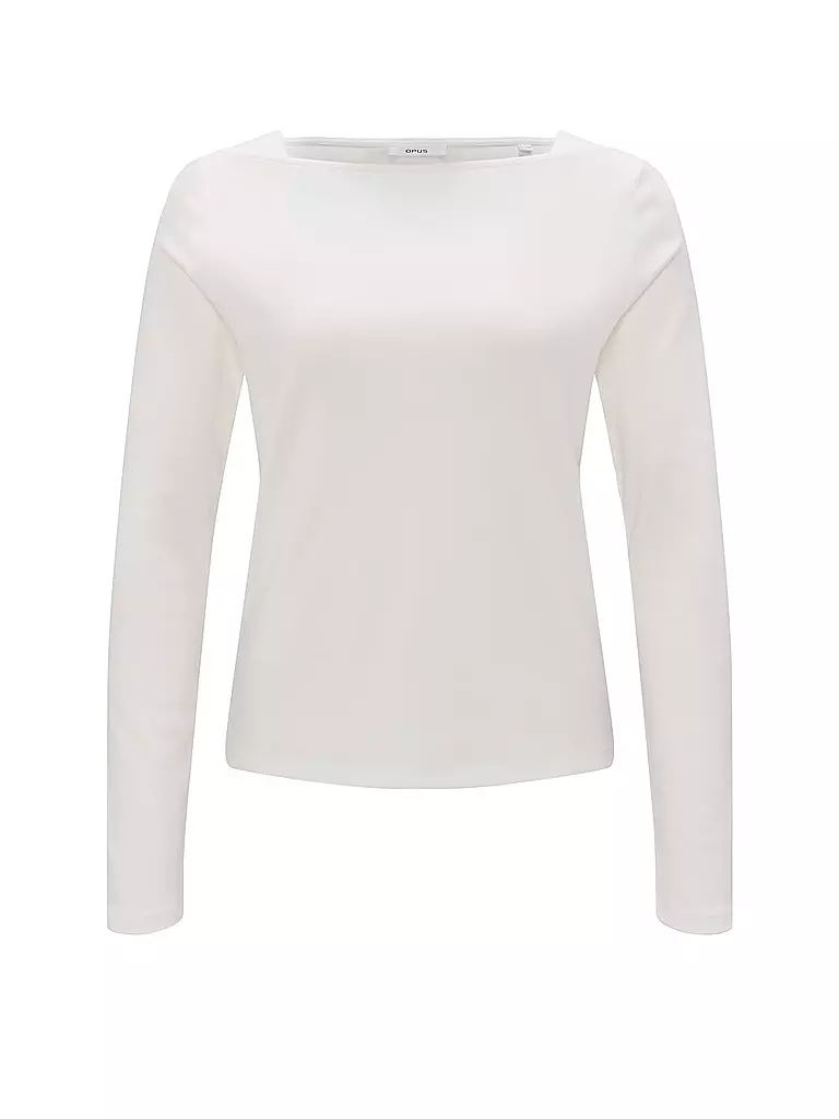 OPUS | Langarmshirt SUBDA | creme