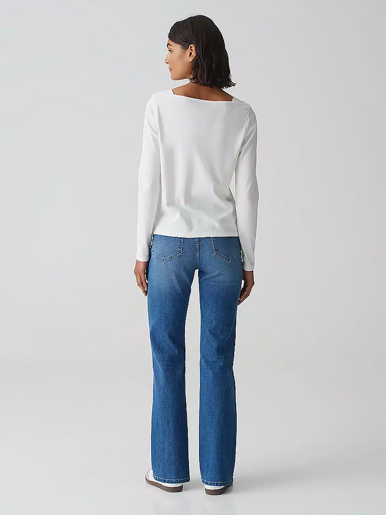 OPUS | Langarmshirt SUBDA | creme