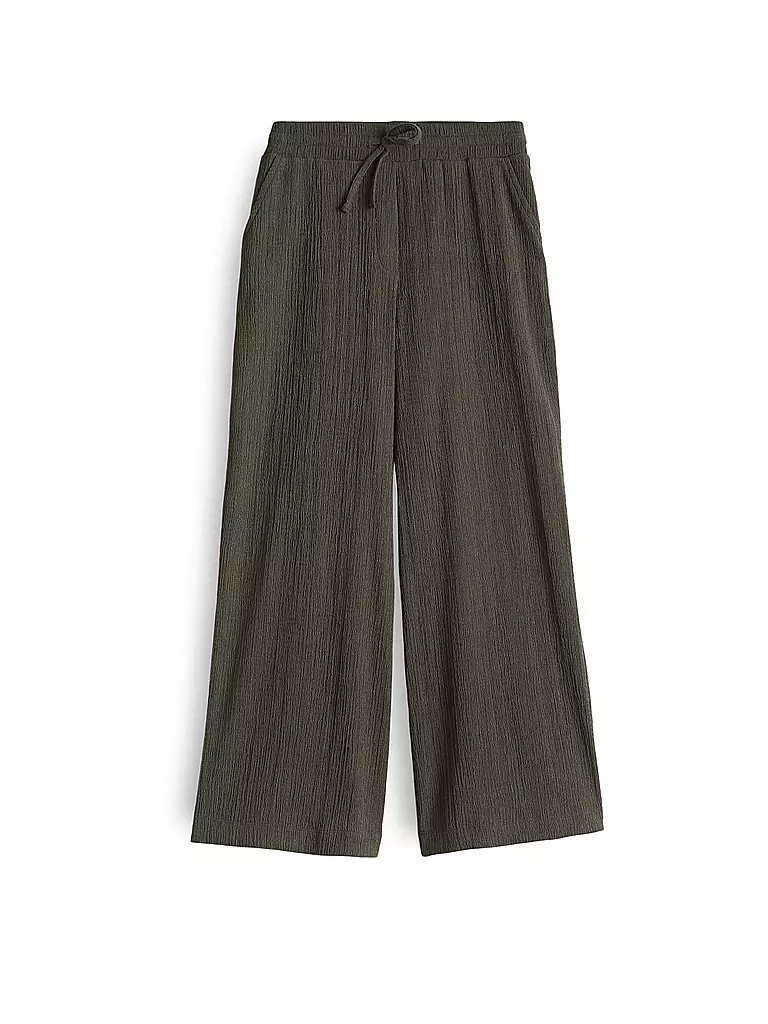 OPUS | Marlenehose MILENI CRINKLE | olive