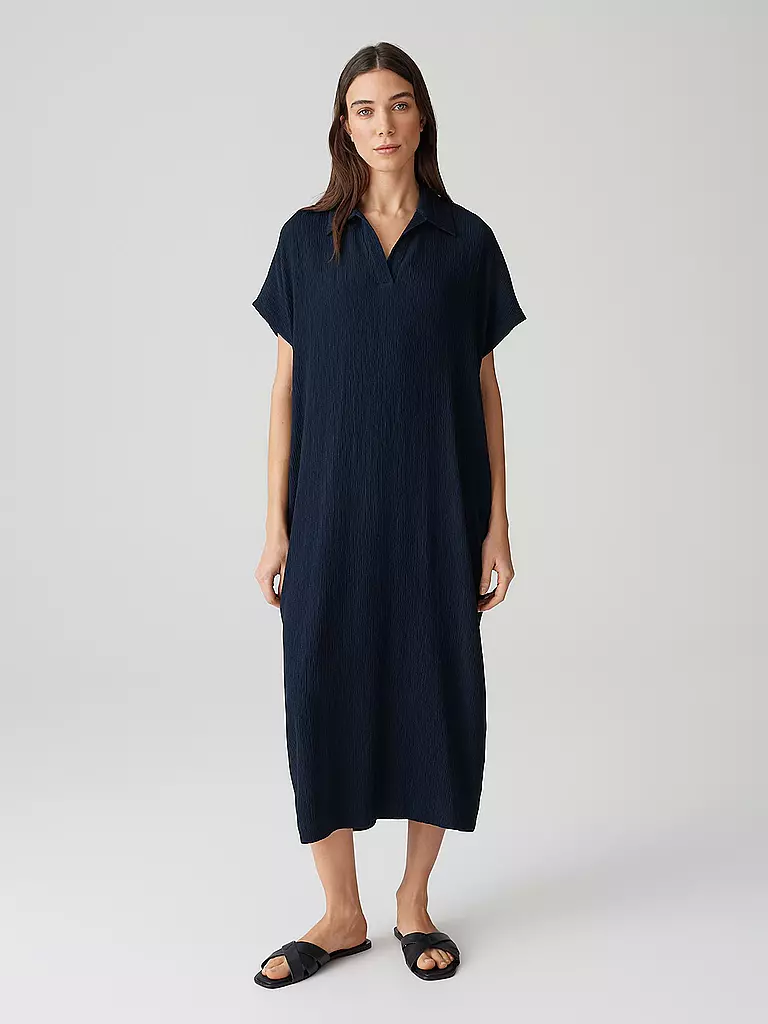 OPUS | Midikleid WANNIE | dunkelblau