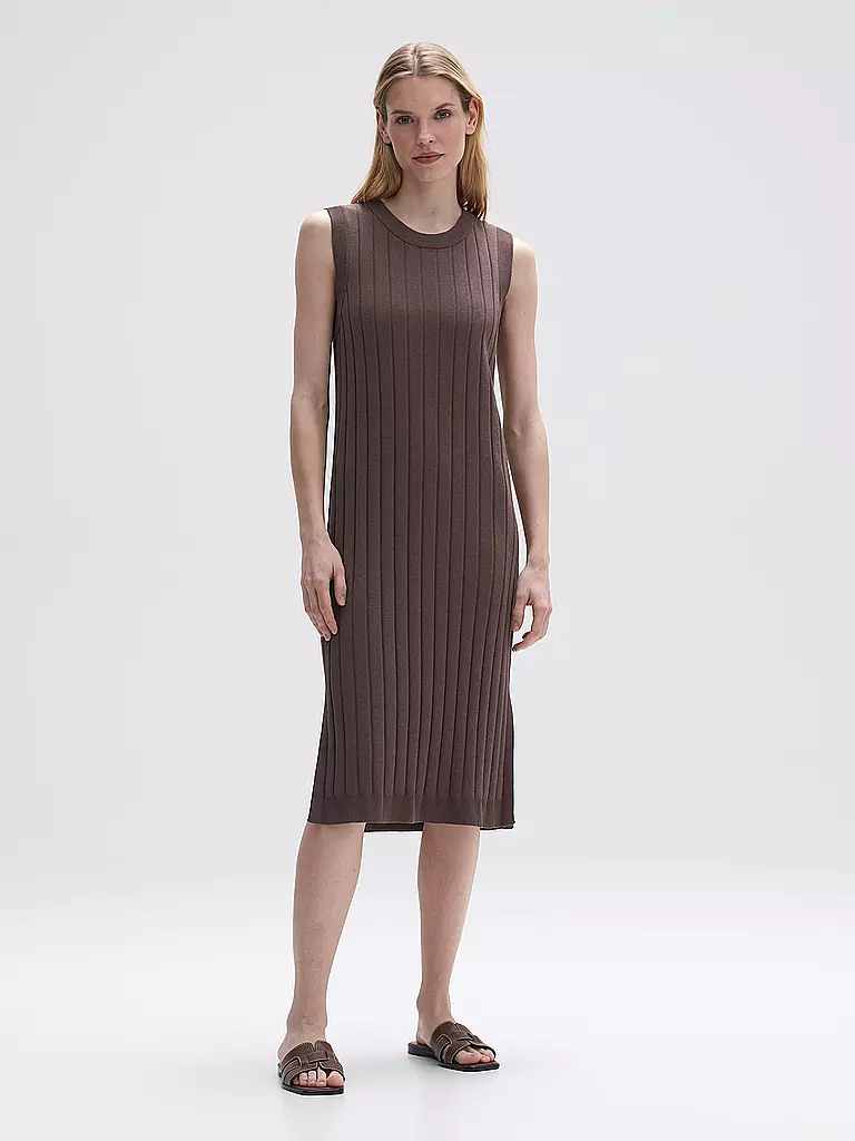 OPUS | Midikleid WASISI | braun