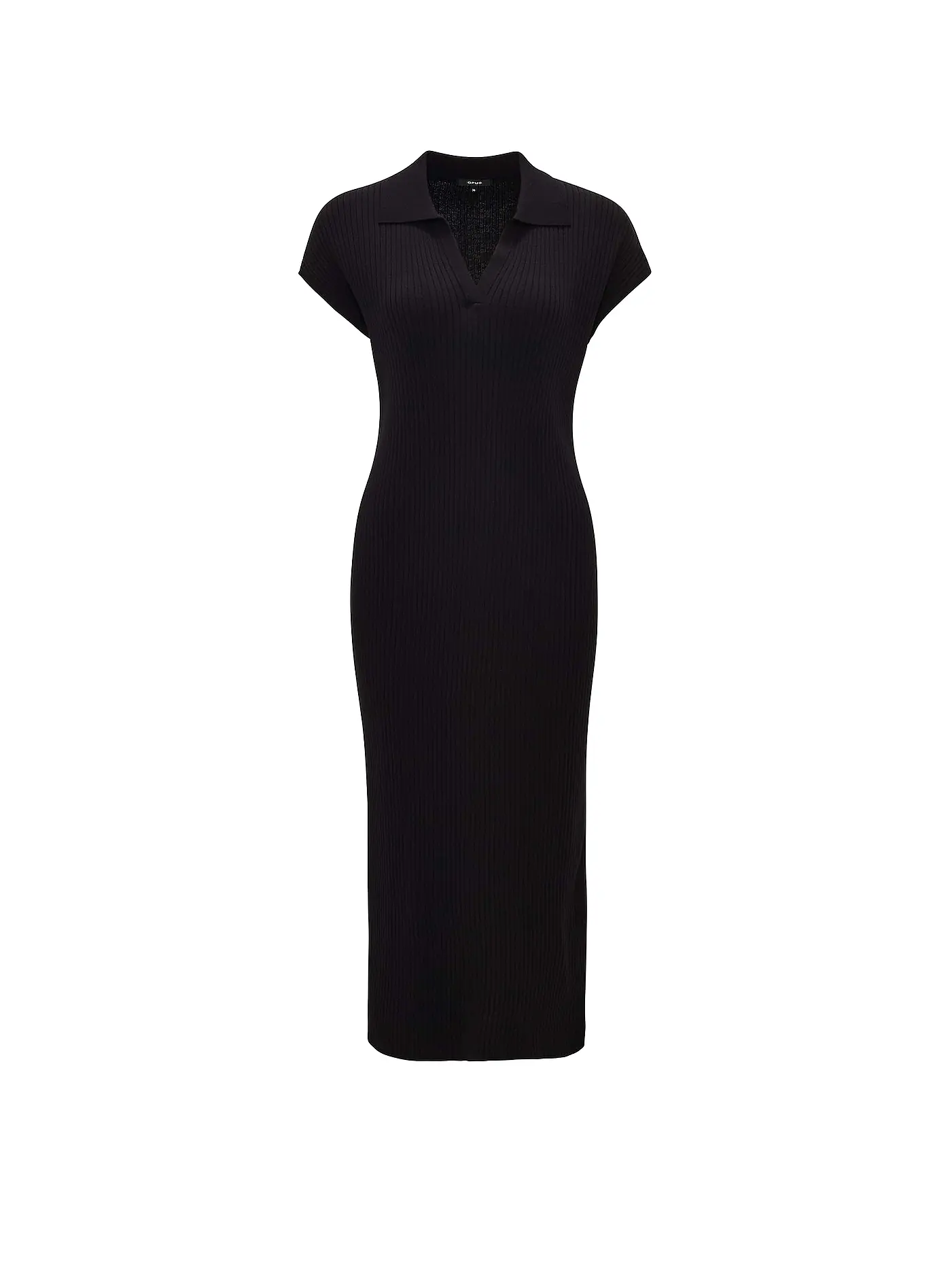 OPUS | Midikleid WAYLA | schwarz