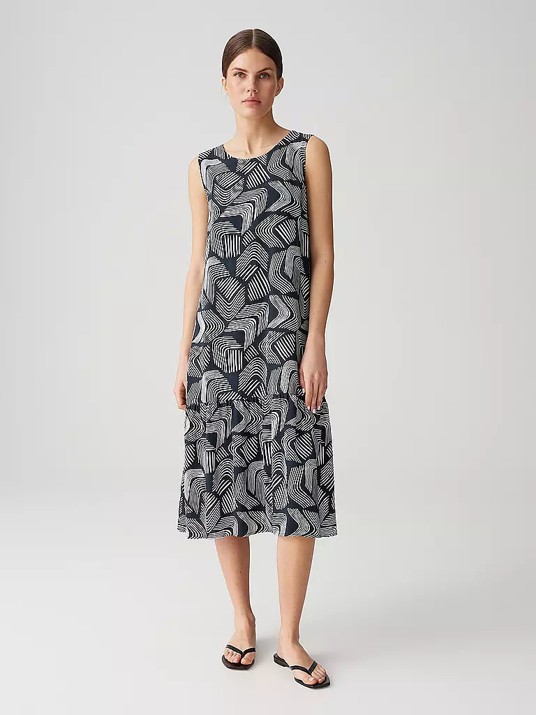 OPUS | Midikleid WICY MOVE | dunkelblau