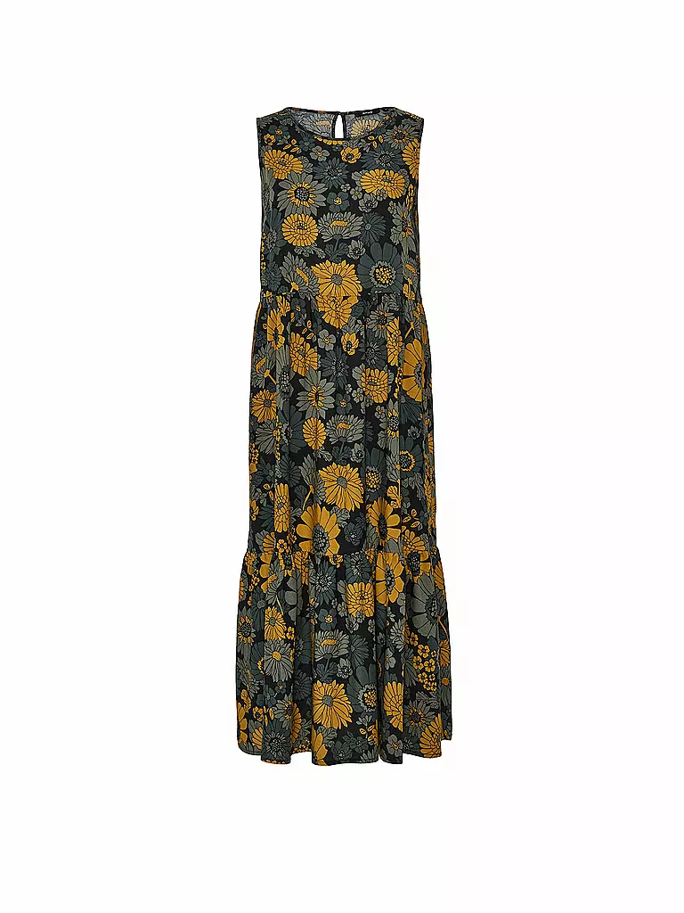 OPUS | Midikleid WORTA FLORAL | gold