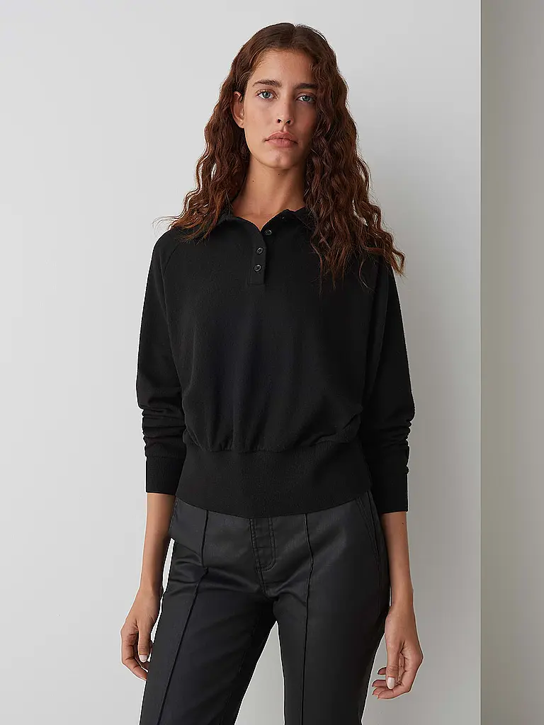 OPUS | Poloshirt GEIGI | schwarz