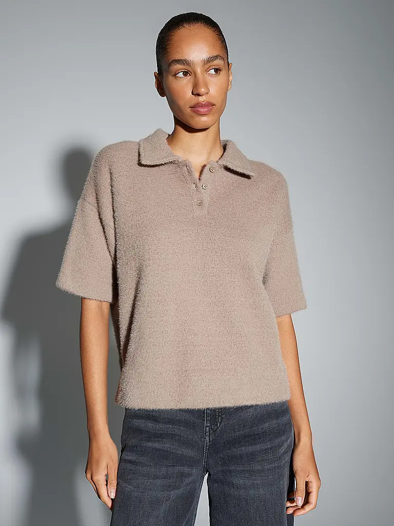 OPUS | Poloshirt GELUDI | Camel