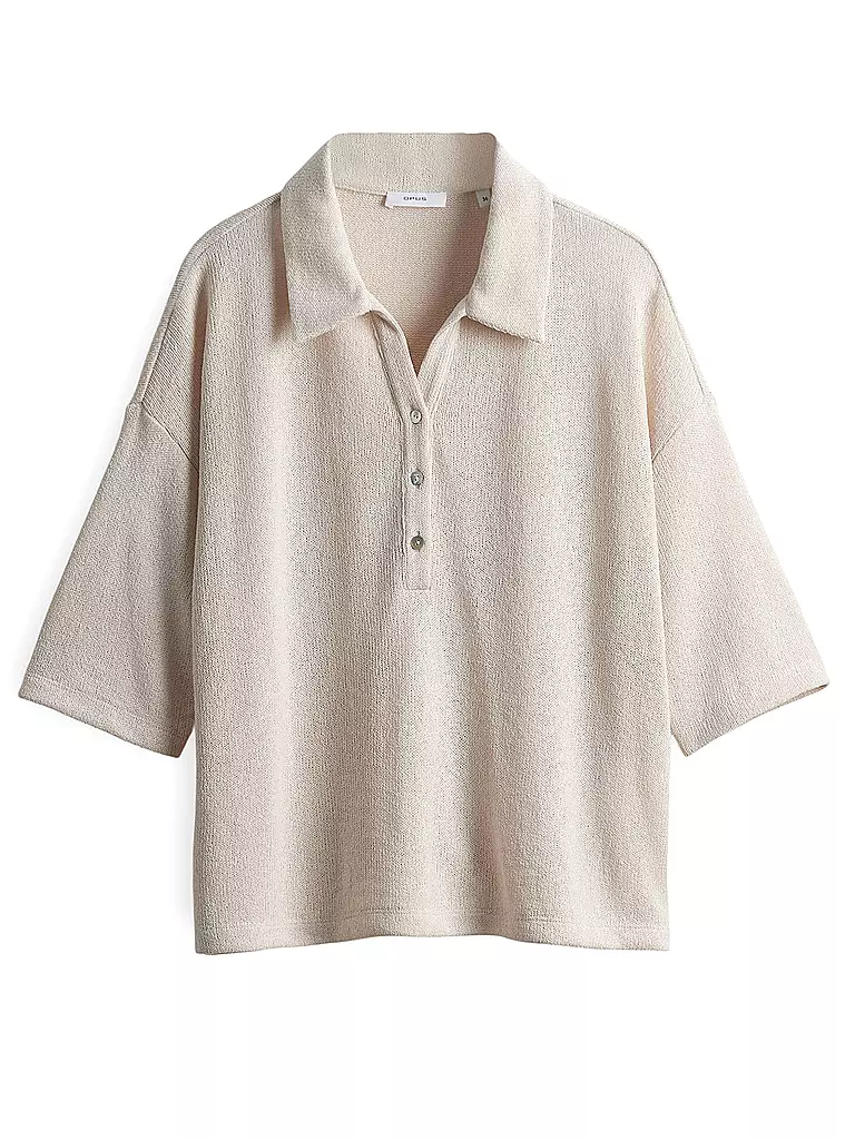 OPUS | Poloshirt SILKAS | creme