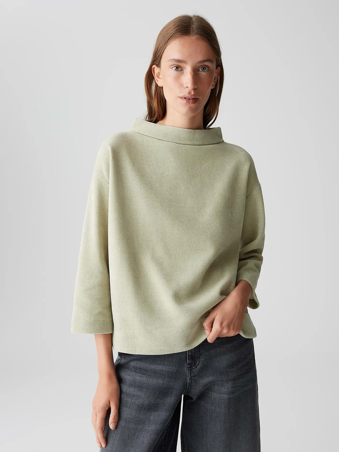 OPUS | Pullover GOHEME | hellgrün
