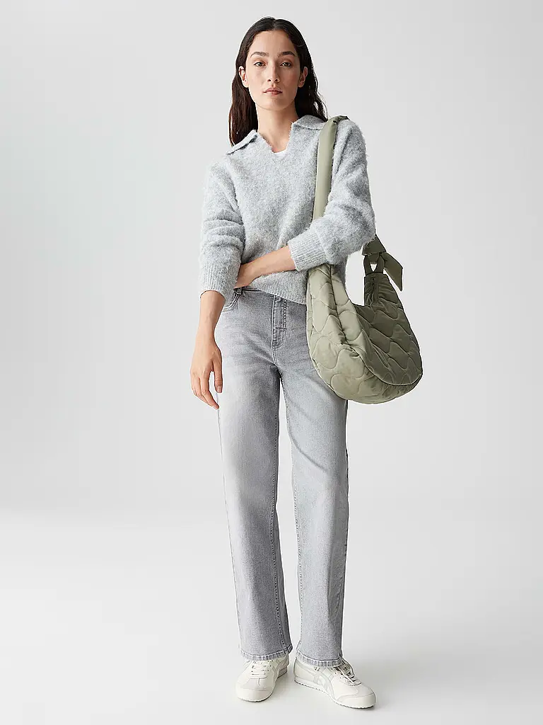 OPUS | Pullover PELSIE | Hellgrau