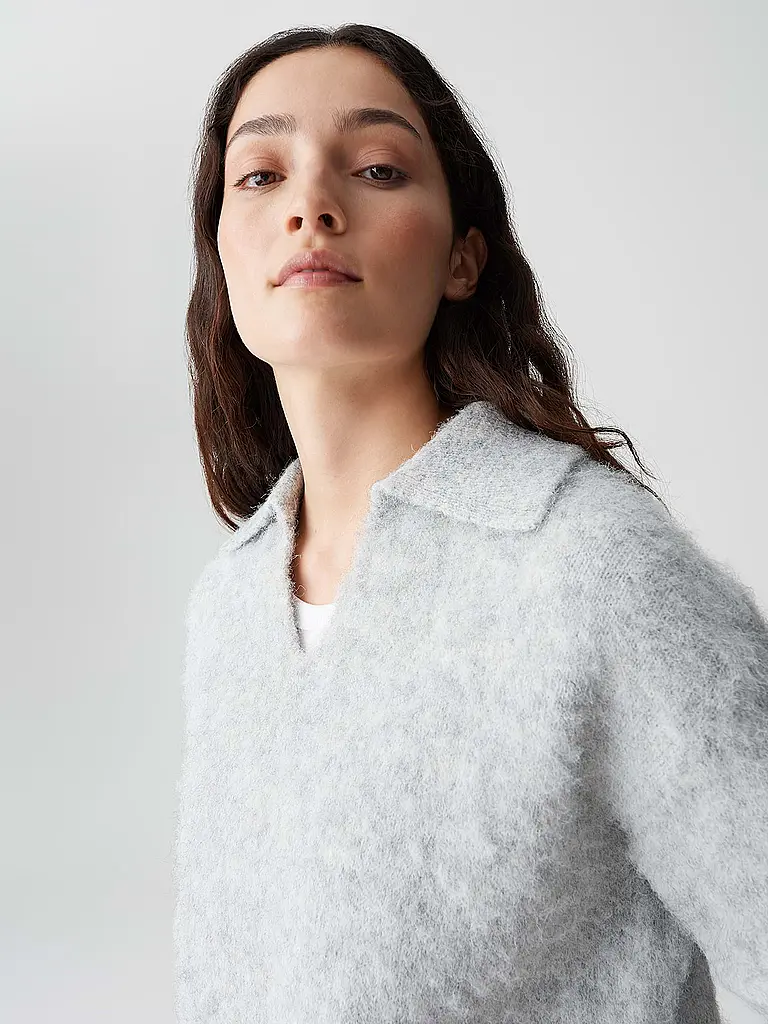 OPUS | Pullover PELSIE | Hellgrau