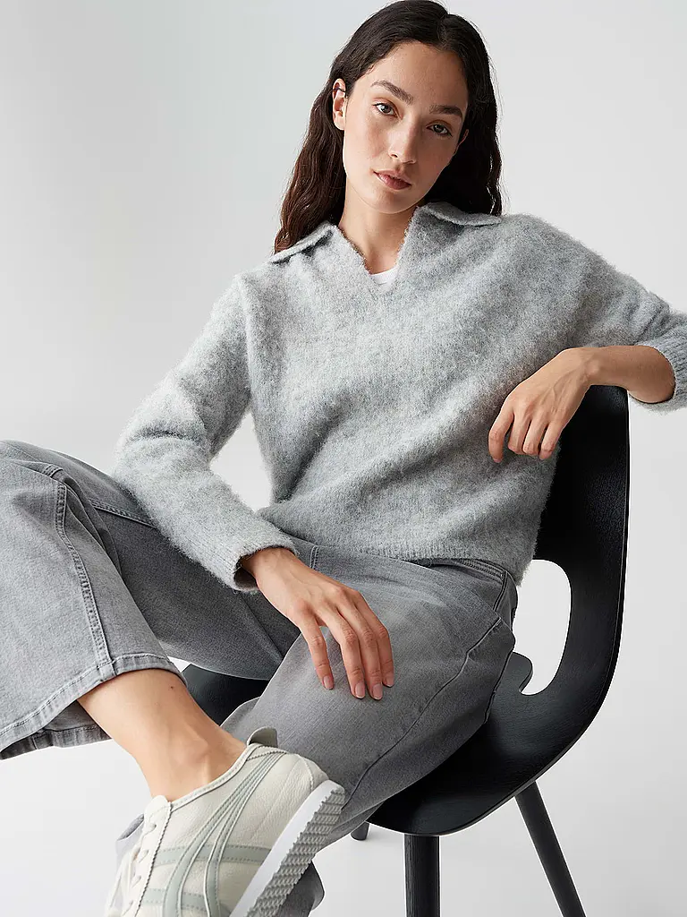 OPUS | Pullover PELSIE | Hellgrau