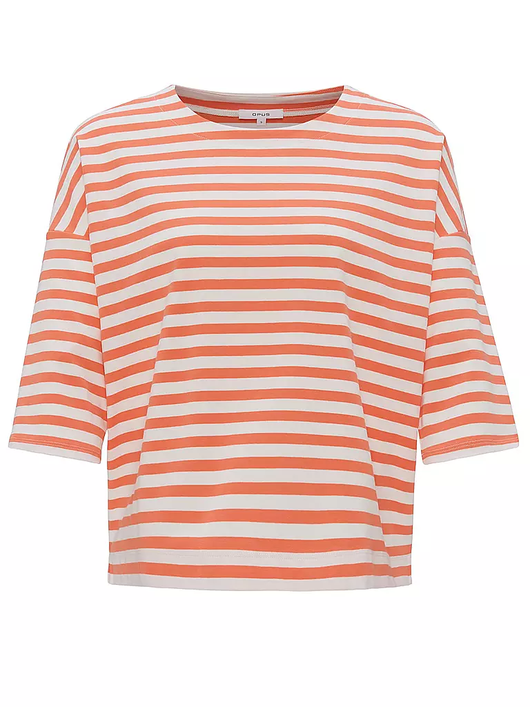 OPUS | Pullover SEIFEN BOLD STRIPE | orange