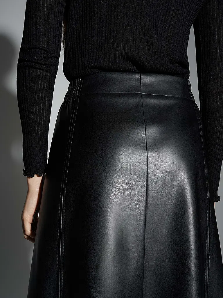 OPUS | Rock in Lederoptik ROGA | Schwarz