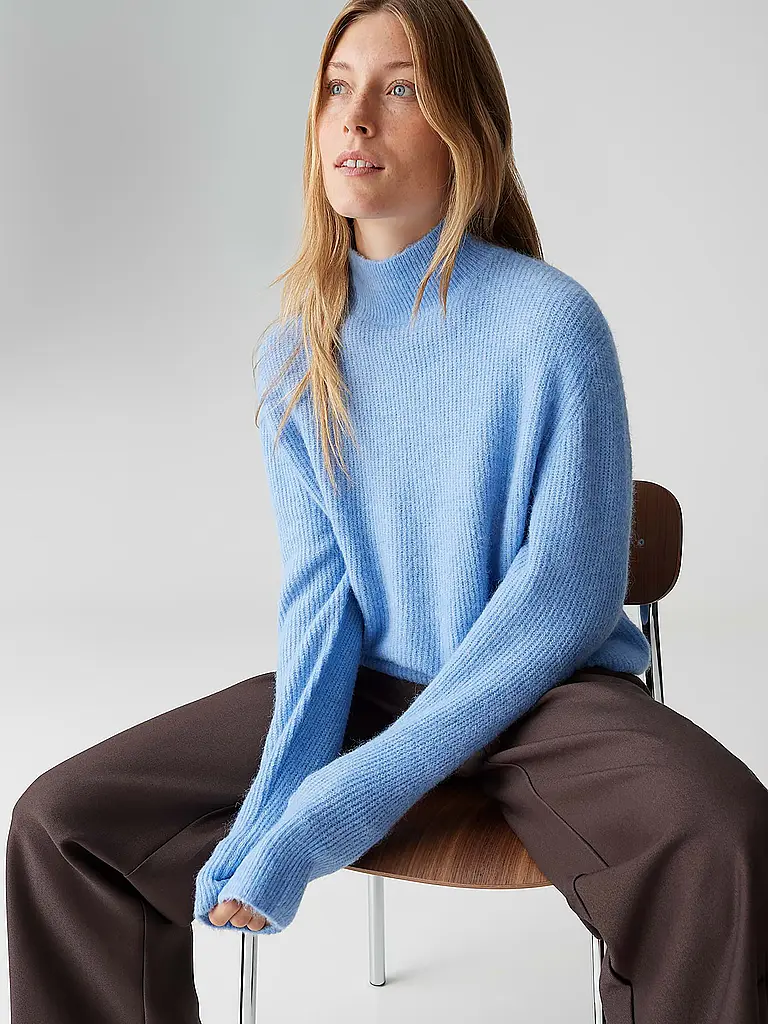 OPUS | Rollkragenpullover PARF | Blau