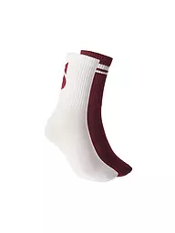 OPUS | Socken 2er Pkg. YENNIS LANE cassis | dunkelrot