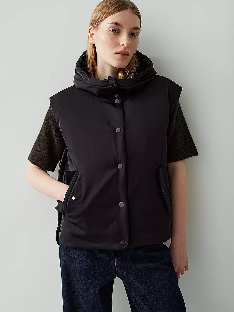 OPUS | Steppgilet WUSI | schwarz