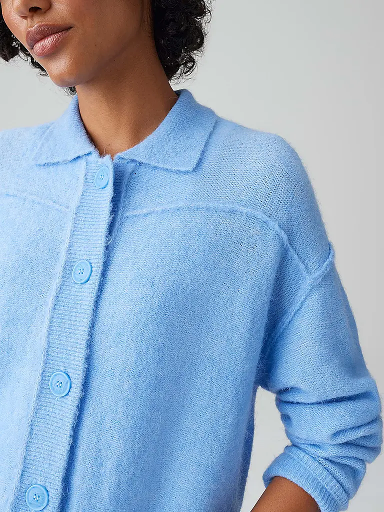 OPUS | Strickjacke DANEKE | Hellblau