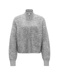 OPUS | Strickjacke DARILA | hellgrau