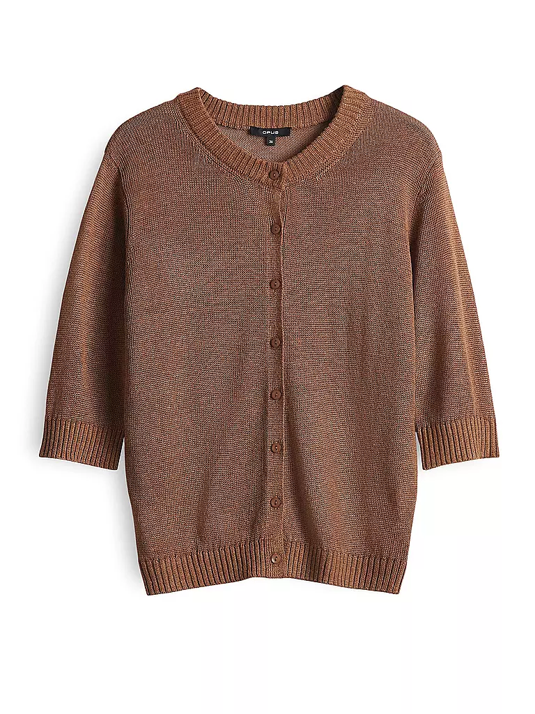 OPUS | Strickjacke DATINA | camel