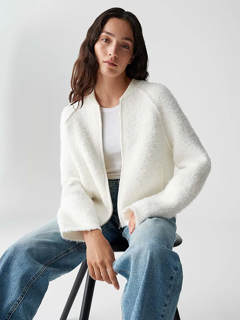 OPUS | Strickjacke DELNY | creme