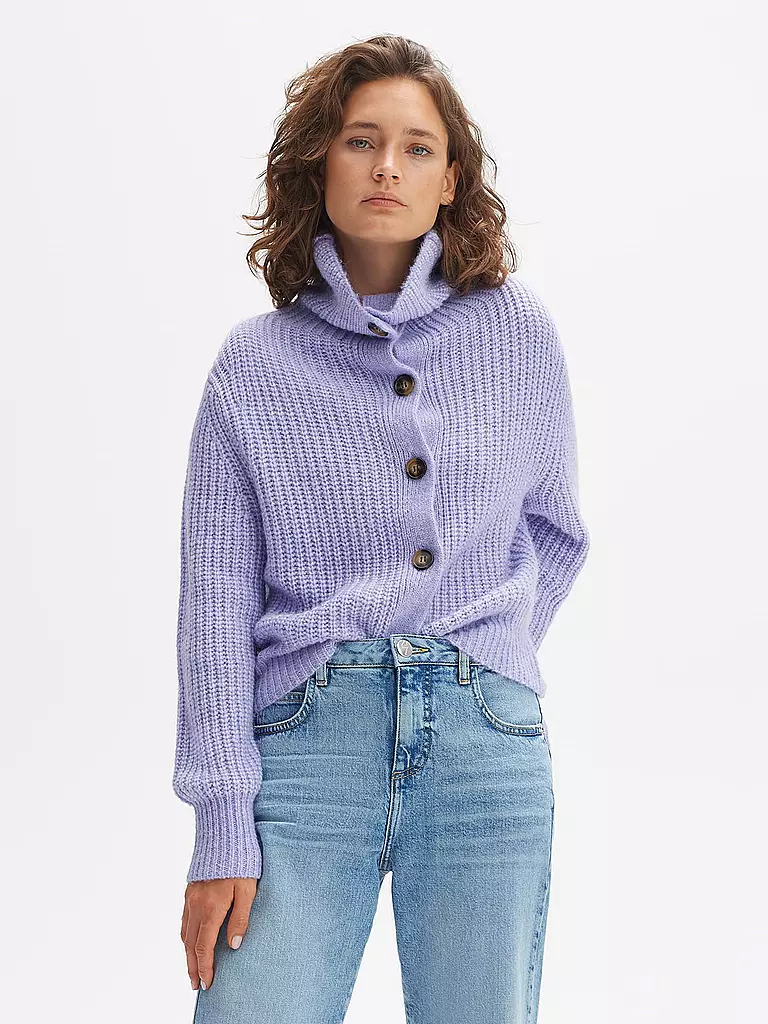 OPUS | Strickjacke DOKULI | lila